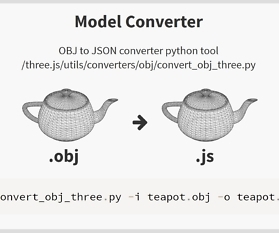 Konverter von Wavefront OBJ nach JavaScript Object Notation