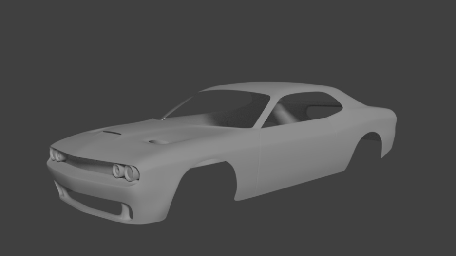 3D-Modelling von einem Auto nach Blaupausen