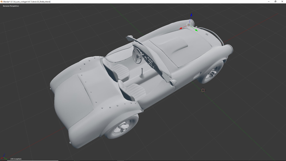 Blender Car Modeling: AC Cobra