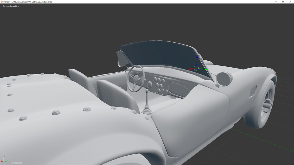 Blender Car Modeling: AC Cobra