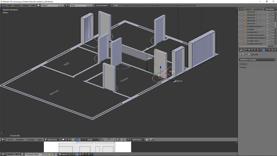 Architekturdesign & Animation in Blender - 3D-Grafik 8