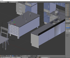 3D-Visualisierung: Küche Part 9