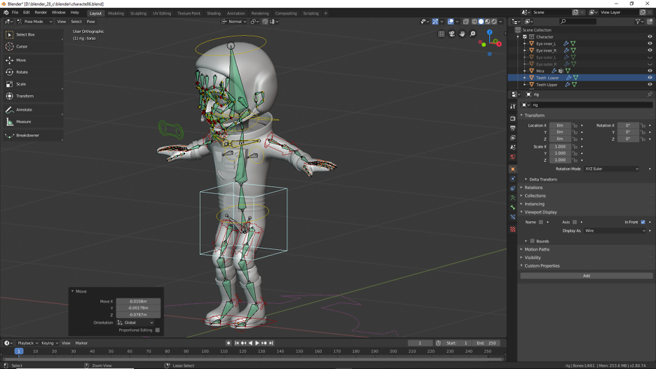 3D Modellierung einer Astronautin mit Blender