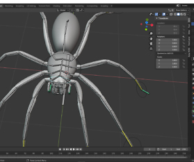 3D-Modellierung einer Spinne – Teil 7
