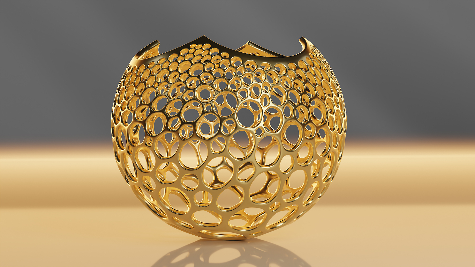 Stereographic Voronoi Sphere