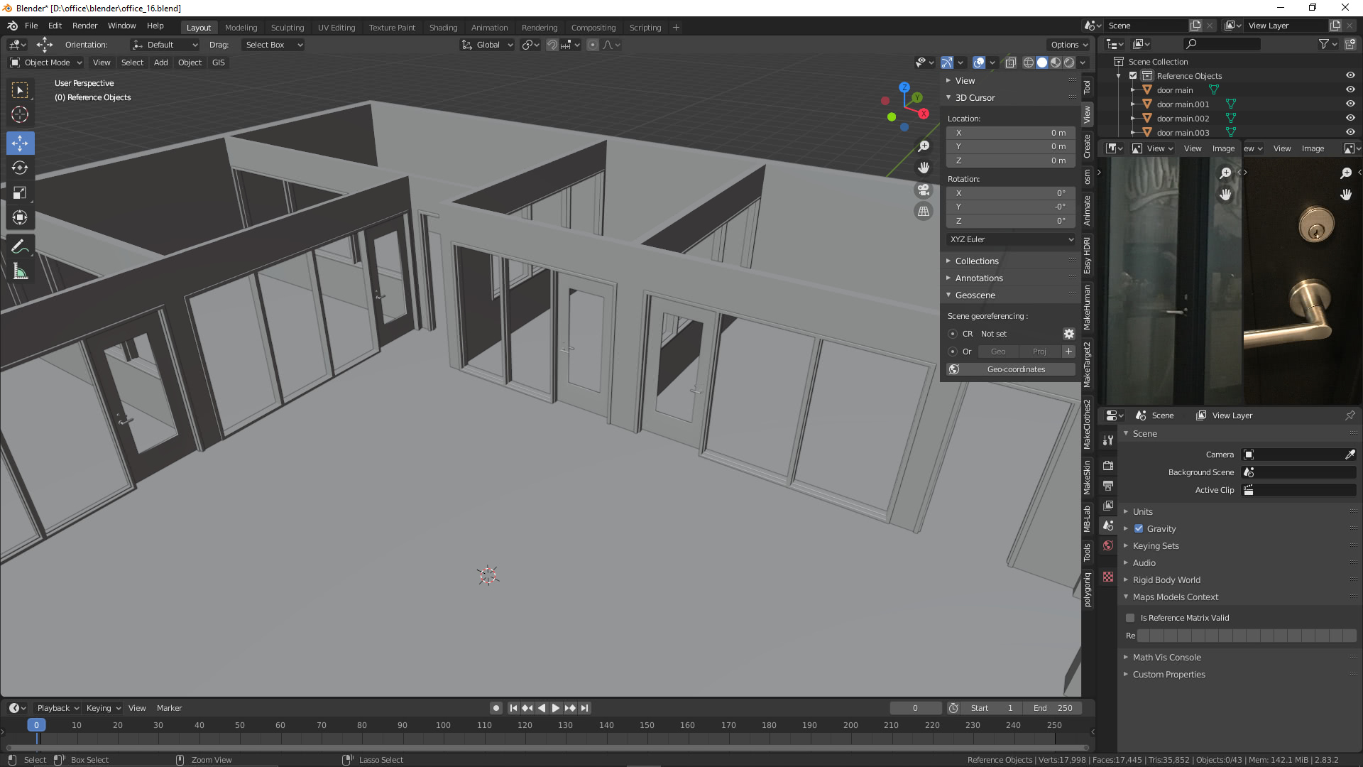 3D Immobilien Visualisierung: Büroetage Teil 6 1