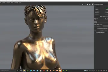 Skulptur „Thalia“, Version in Bronze 3D-Modell 189,00 € – .obj