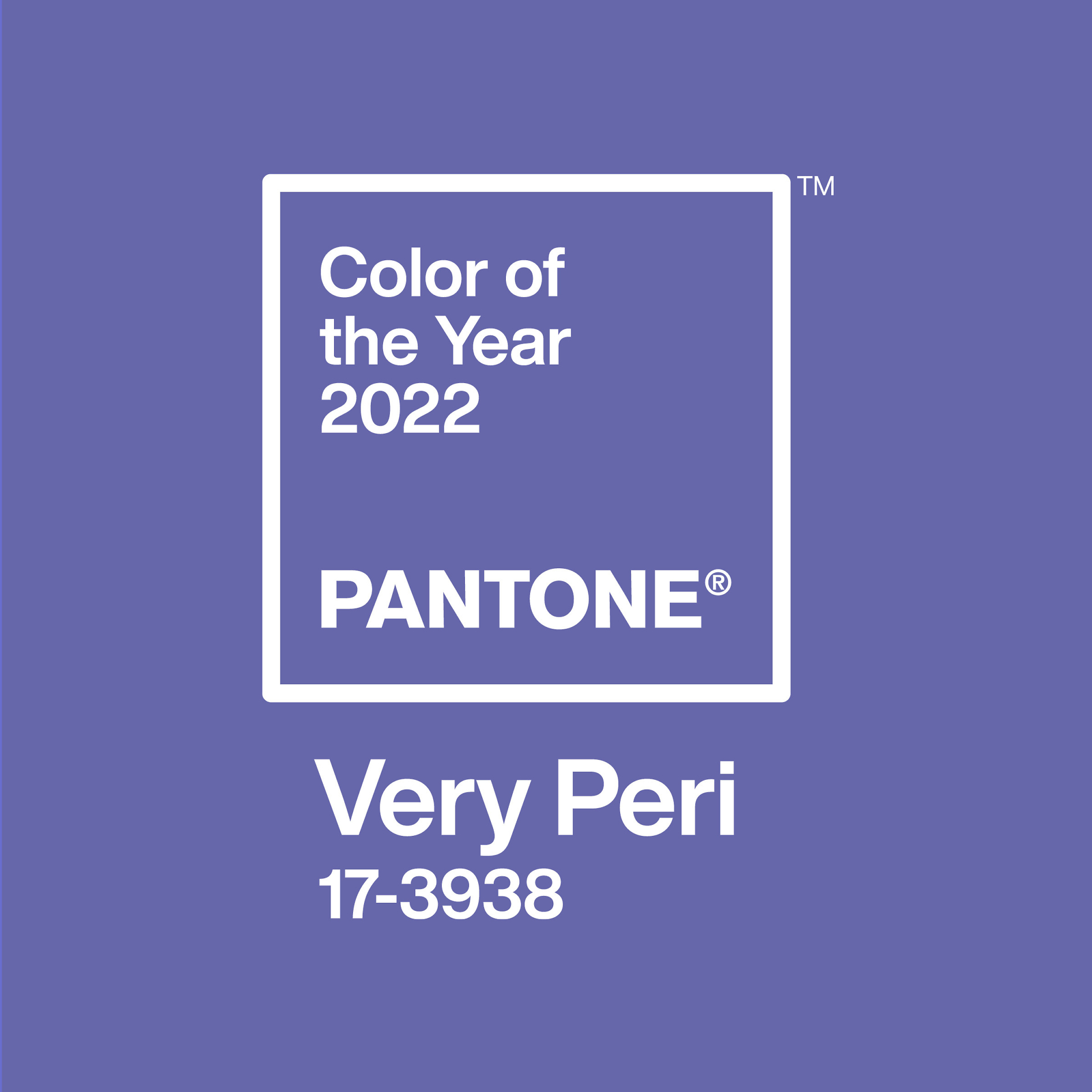 PANTONE® 17-3938 Very Peri: Pantone Color of the Year 2022