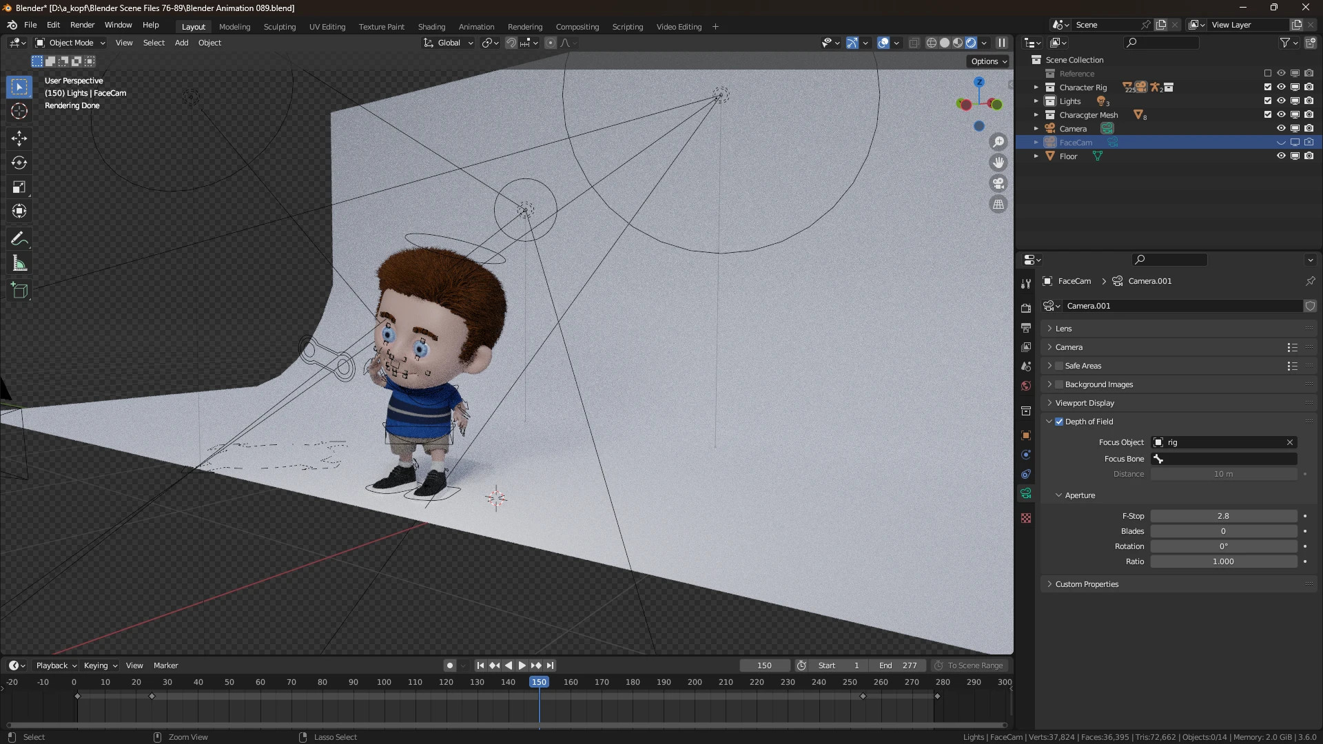 3D-Animationsfigur